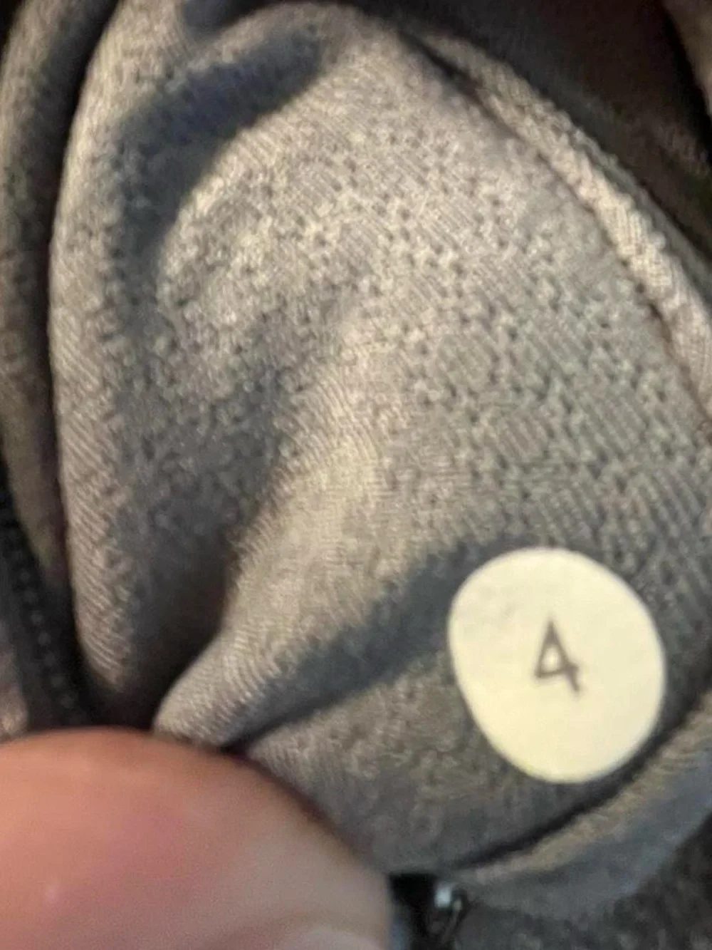 Lululemon Bhakti Yoga Heather Gray Athletic Zip Jacket - Picture 6 of 7